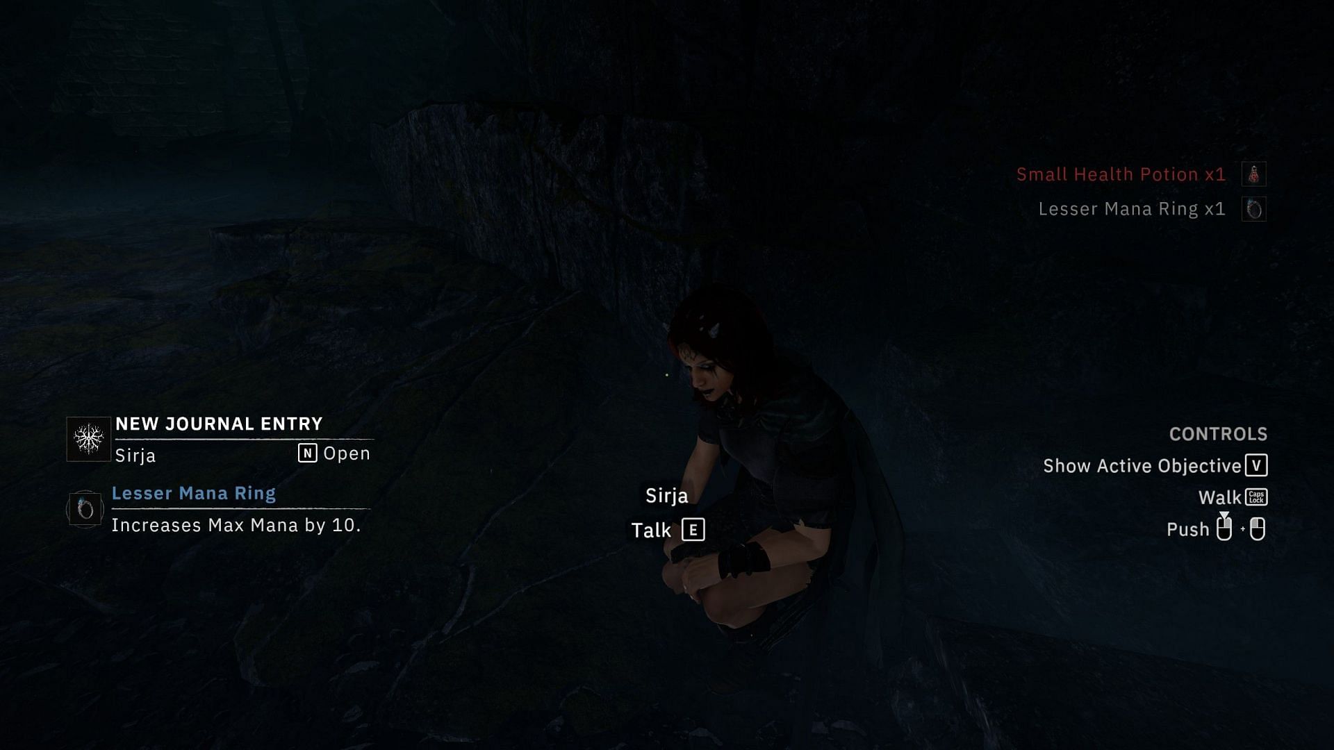 Obtain one of the first ring equipment in the game by helping Sirja (Image via Awaken Realms)
